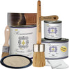 Retique It by Renaissance Chalk Furniture Paint Deluxe Starter Kit - 32oz Paint/13oz Clear Wax/4oz Dark Wax/2