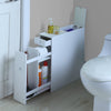 Proman Products ZLMN46001 Bathroom Floor Cabinet Wood in Pure White