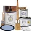 Retique It RFP-DSKit-AzureBlue Furniture Paint, Deluxe Starter Kit, Azure Blue 22